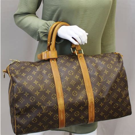 louis vuitton keepall duffle bag.